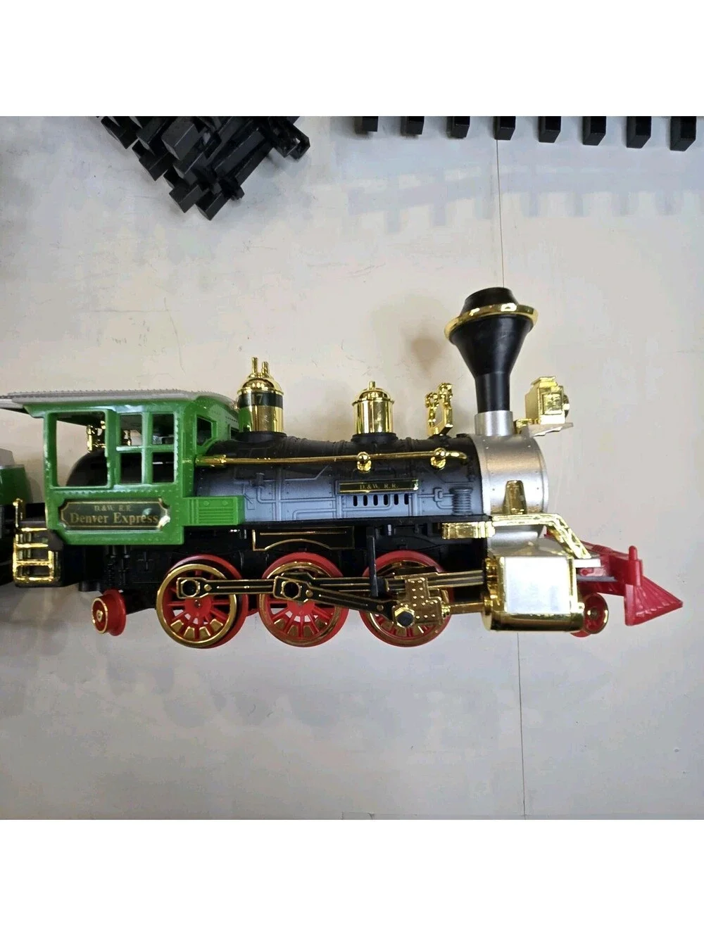 New Bright G Scale Denver Express Train W/tracks 1986 Untested